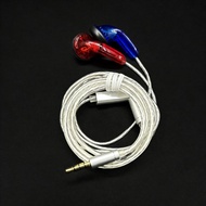 FENGRU EMX500S In-ear Flat Head Earbuds DIY MX500 HiFi Bass DJ Earbuds Heavy Bass Sound Quality