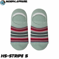 Invisible Socks - Hidden Socks Striped Motif 5 - HS-STRIPE5 - Morph.Apparel