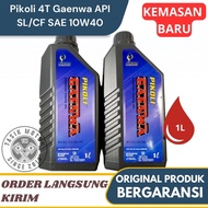 PIKOLI GAENWA 4t ukuran 1 LITER dan 08 ml SAE 10W 40 API SL/CF SYNTHETIC BLEND OLI WANGI