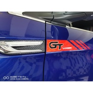Post S5 GT GT225 Stickers 1 Set 2 Sheets Reflective Material