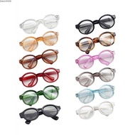 ZHAOX55OI Toys Round Glasses, Changing Clothes DIY Accessories Doll Glasses, Cute 6.5cm Doll Decorat