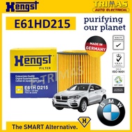 HENGST Oil Filter BMW X6 F16 F86 Engine N55 2014-2019 Penapis Minyak Enjin E61H D215 11 42 7 566 327