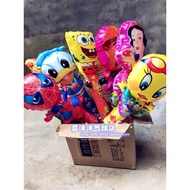 Balloon Cartoon Stick Medium Stick Balloon Air Balloon Strike Stick 80cm Medium Cartoon Balloon Stic