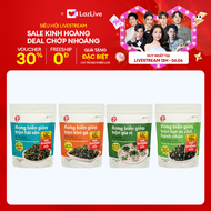 Combo 4 rong biển giòn trộn 4 vị Ofood gói 40g ăn vặt ăn cùng cơm thơm ngon