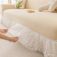 Protective Cover New Style Skirt Inline Sofa Cover Anti-Cat Scratch All-Inclusive Cover 2025 Four Se