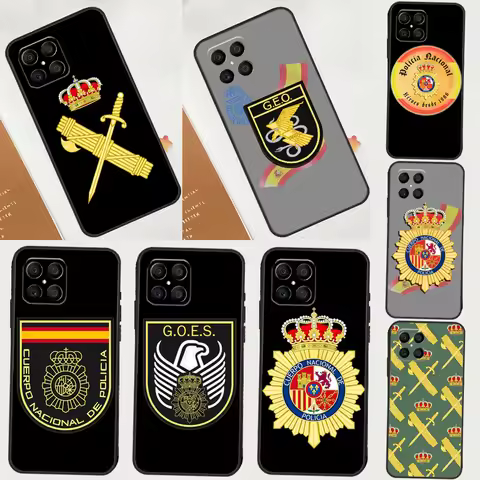 Spain National Police Logo Case For Honor X9b X9a X8a X8b X9c X8 X9 50 70 90 Lite Honor 200 Lite Mag