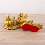 Yuan Yang Ornaments Wedding Heart to Heart Home Decor Wedding Yuan Yang Brass Copper Copperware Yuan