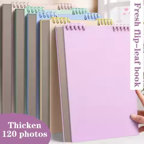 1 PCS A5/B5 Flip-up Loose-leaf Notebook With Detachable Coils No Pinching Notebook Student Stationer
