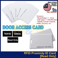 [Read Only] ID Card 125Khz RFID Proximity Card TK4100, EM4200, EM4100 Door Access Card/ Kad Pintu Ak