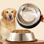 Dog Bowl Dog Bowl Dog Bowl Anti-overturning Stainless Steel Cat Bowl Dog Water Bowl Rice Bowl Cat Bo