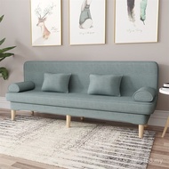 Small Apartment B & B Rental Room Simple Household Single Double Lying Fabric Dual-Use Sofa Sofa Bed