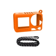 20241015 Storage Box For DJI Action 5 Pro Silicone Case Soft Lens Cap Sleeve Sports Camera Protector