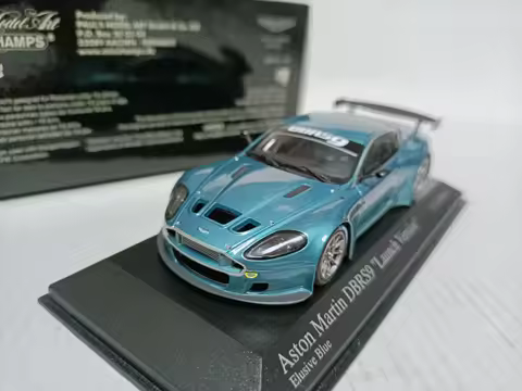 Mini Cooper 1:43 Aston Martin Db9 Launch Version Blue Model Car
