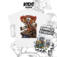 THE VOLCAN ERUPTOR FINTAGE KIDS GRAPHIC TEES