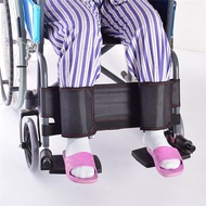 Posture Corrector Wheelchair Leg Strap Black Wheelchair Foot Rest Restraint for Elderly Disabled Legs Restraining Orthopedic