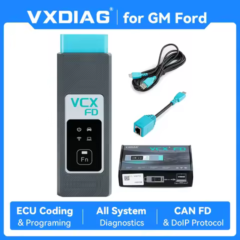 VXDIAG VCX FD 2 in 1 for GM Diagnostic Tool for Ford OBD2 Scanner All System Diagnostics ECU Coding 