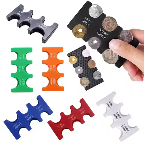 Coin Changer Coin Box Multi-position Letter Coin Pocket Case Japanese Coin Holder Coin Dispenser Coi