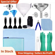 Photosensitive Resin 3D Printer Tool Kit Photocuring Resin Printer Tool Accessories Set for SLA/DLP 