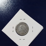 Koin Perak Silver Belanda 1/2 Gulden Wilhelmina 1929