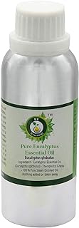 R V Essential Pure Eucalyptus Essential Oil 300ml (10oz)- Eucalyptus globulus (100% Pure and Natural Steam Distilled)