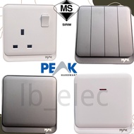 [SIRIM] BIG SWITCH SOCKET | 13A, 15A, 20A, UNIVERSAL, 1 2 3 4 GANG SUIS, LIGHT SWITCH | MODERN | PEA