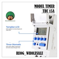 MCB Timer Programmable Switch Relay 16A 220V 2000W - THC15A - Putih