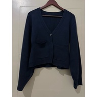 Claude Cardigan blanc navy