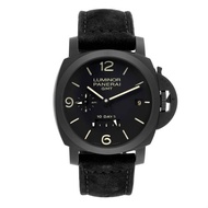 Panerai Panerai Luminor 1950 (Reference PAM00335). A black carbotech manual wind wristwatch with dat