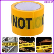 1 Roll Crime Scene Tape Non-adhesive Caution Tape Warning Tape Do Not Enter Tape for Safety 100m sij