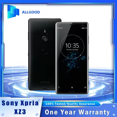 Original Sony Xperia XZ3 6.0" QHD+ HDR P-OLED Screen 4GB RAM 64GB ROM 19MP Camera Snapdragon 845 Oct