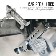 Universal Stainless Steel Car Pedal Brake Lock Anti Theft Security Lock CM5 Brake Clutch Pedal Lock