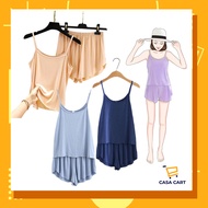 CASA CART Piyama Untuk Wanita Musim Panas Piyama Gaya Korea Untuk Wanita Musim Panas Pakaian Rumah P