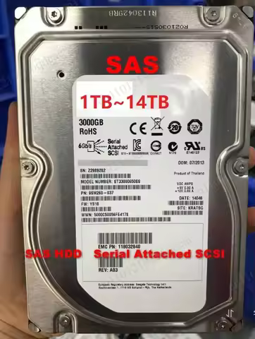 1TB 2TB 3TB 4TB 6TB 8TB 10TB 12TB 14TB 16TB SAS Mechanical Hard Drive Server HDD Serial Attached SCS