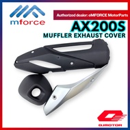 QJMOTOR AX200 AX200S AX 200 EXHAUST PIPE COVER MUFFLER PROTECTOR EKSOS COVER ORIGINAL QJMOTOR
