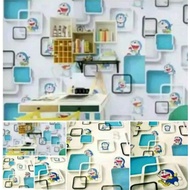 Doraemon 3D Wall Paper Size 45 x 8 Meters
