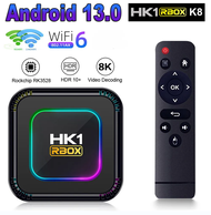 HK1 Rbox K8 Rk3528 Bluetooth Dual-Band AVS + HDR10 + Android13 OTT TV Box