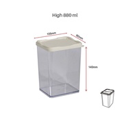 Silicook Food Container High - Korea No.1 Food container toples bening transparan plastik kotak squa