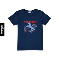 WRANGLER เสื้อยืดแขนสั้นผู้หญิง คอลเลคชั่น Legend Of Wrangler Regular รุ่น WR S124WTSSN12