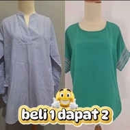 KEMEJA / Blouse Women's Shirt Women's Tops Buy 1 get 2 Preloved 01