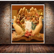 DIY full beads 5D diamond painting, religion on the palm, the last supper, bead painting