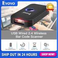 Eyoyo Bluetooth 1D Barcode Scanner 3 in 1 Wireless Barcode Scanner Bluetooth 1D Code Reader USB Lase