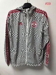 曼聯全拉鏈有帽外套