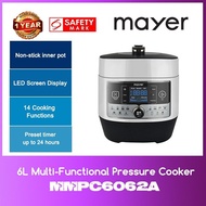 Mayer MMPC6062A 6L Pressure Cooker WITH 1 YEAR WARRANTY