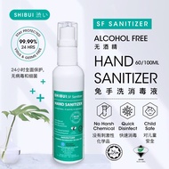 SHIBUI Non-Alcohol SF Hand Sanitizer Spray Natural & Non-Toxic (60ml/100ml) Tiada Alkohol & Tiada To