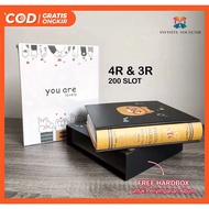 ALBUM BOOK FREE HARDBOX 4R & 3R 200 Photo Slots Photo Holder/ BONUS Storage Box