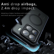 Cho Magsafe Cho Xiaomi 15 14 14 Siêu 15S 14T Pro POCO F7 M7 Pro Redmi K60 Cuối Cùng Frosted lưng PC