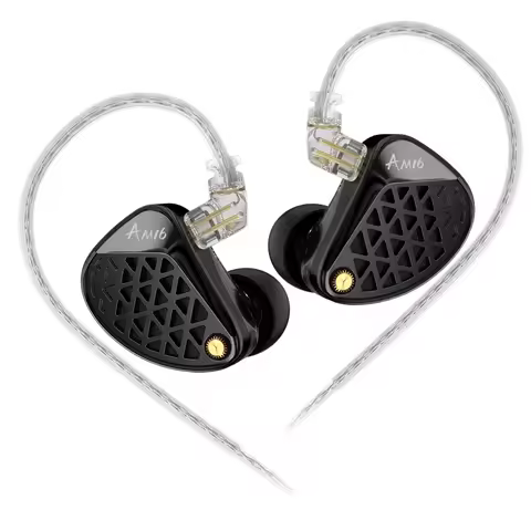 KZ AM16 16BA In Ear Earphone Balanced Armature Headset Precision Three-way Design Balanced Tuning An