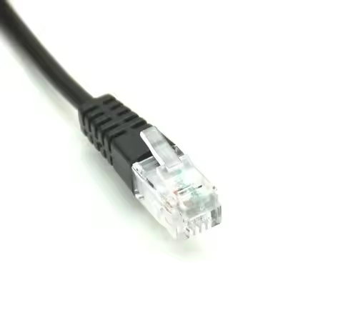 New 25cm Dual 3.5mm Audio Jack Female to Male RJ9 RJ45 Plug Adapter Convertor Cable for PC Computer 