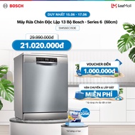 [25-29.06] Voucher Lazada đến 1TR | Máy Rửa Chén Độc Lập 13 Bộ Bosch SMS6ECI93E - Series 6 (60cm) - 