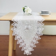 Simple Chinese Embroidered Lace Tablecloth Long Rectangle Tea Table TV Cabinet Bedside Table Cover C